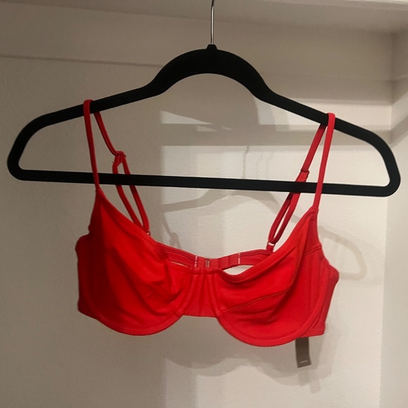 J Crew 1993 underwire bikini top | Red Arroyo | Size 34C - Picture 2 of 6